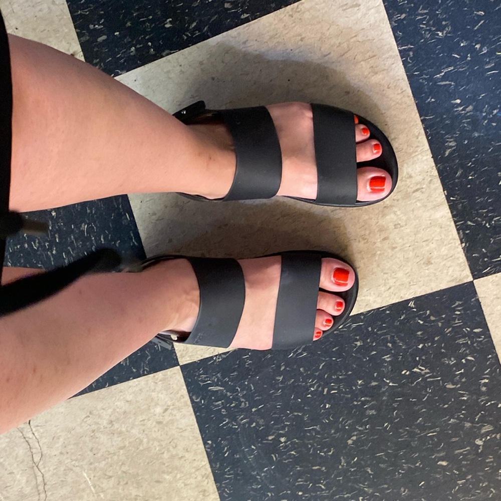 90s vibes Comfy - CROCS Brooklyn Low Wedge - Black